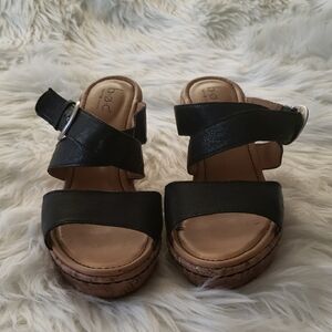 b.o.c. Women's Black Sandals
